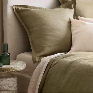 NWT Quince Aloe Euro Pillow Cover